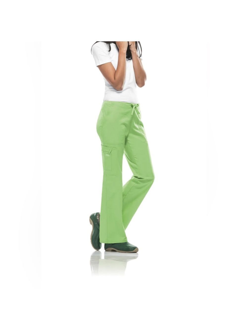 Cherokee Workwear Core STRETCH Women’s 4 Pocket Cargo Scrub Pants - Petite Small